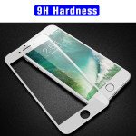 Wholesale iPhone 8 Plus / 7 Plus / 6S Plus / 6 Plus HD Tempered Glass Full Glue Screen Protector (White Edge)